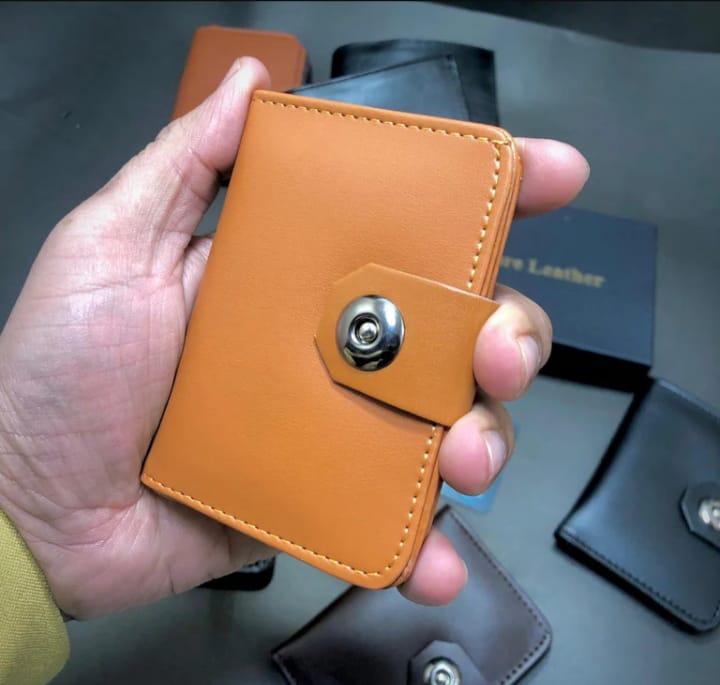 Mini Wallet Plus Card Holder With Magnetic Button